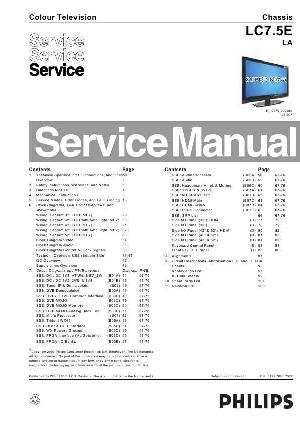 Сервисная инструкция Philips LC7.5E LA ― Manual-Shop.ru