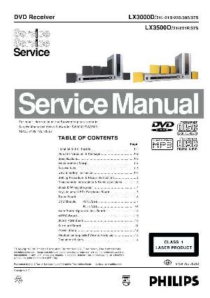 Сервисная инструкция Philips LX-3000D, LX-3500D ― Manual-Shop.ru