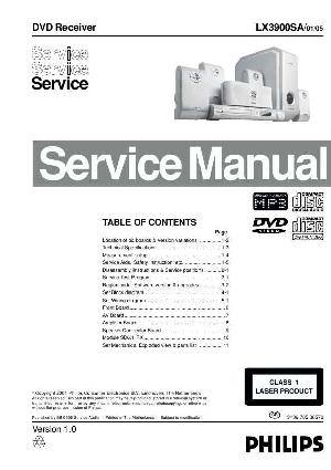 Сервисная инструкция Philips LX-3900SA ― Manual-Shop.ru