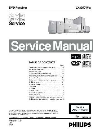Сервисная инструкция Philips LX-3950W ― Manual-Shop.ru