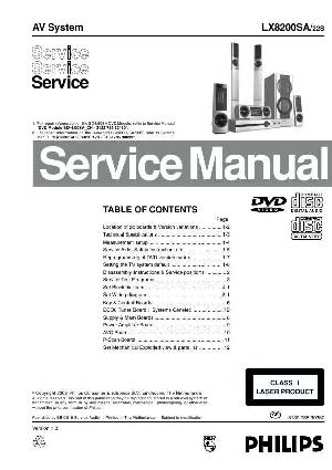 Сервисная инструкция Philips LX-8200SA ― Manual-Shop.ru