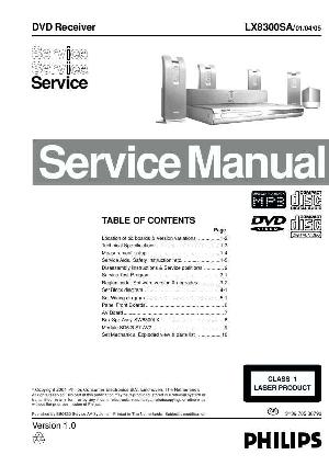 Сервисная инструкция Philips LX-8300SA ― Manual-Shop.ru