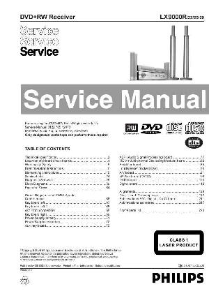 Сервисная инструкция Philips LX-9000R ― Manual-Shop.ru