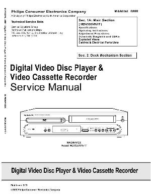 Сервисная инструкция Philips MAGNAVOX MDV-530R ― Manual-Shop.ru