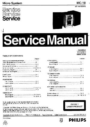 Сервисная инструкция Philips MC-10 ― Manual-Shop.ru