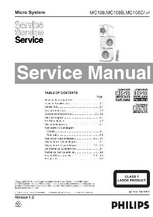 Сервисная инструкция Philips MC-108 ― Manual-Shop.ru