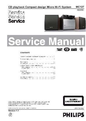 Сервисная инструкция Philips MC-127 ― Manual-Shop.ru