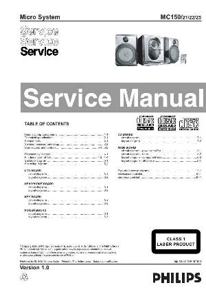 Сервисная инструкция Philips MC-150 ― Manual-Shop.ru