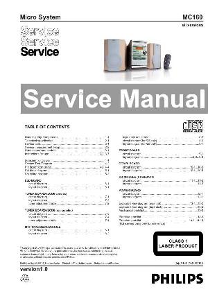 Сервисная инструкция Philips MC-160 ― Manual-Shop.ru