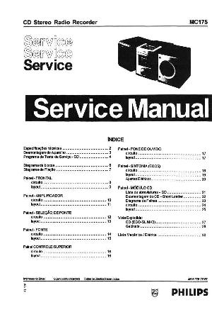 Сервисная инструкция Philips MC-175 ― Manual-Shop.ru