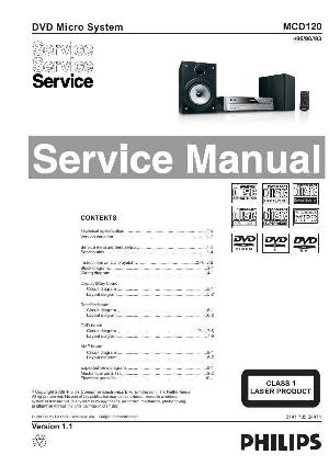 Сервисная инструкция Philips MC-D120 ― Manual-Shop.ru