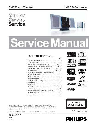 Сервисная инструкция Philips MC-D288 ― Manual-Shop.ru