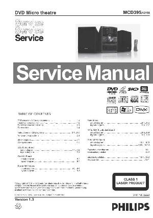 Сервисная инструкция Philips MC-D395 ― Manual-Shop.ru