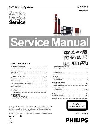 Сервисная инструкция Philips MC-D709 ― Manual-Shop.ru