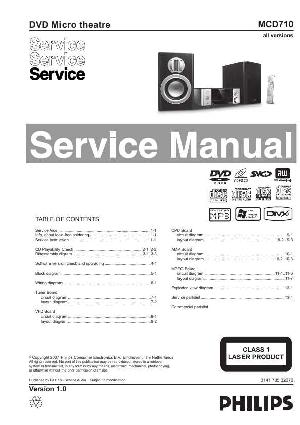 Сервисная инструкция Philips MC-D710 ― Manual-Shop.ru