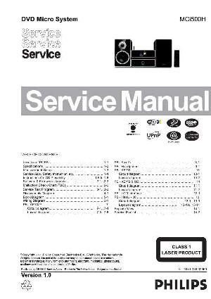 Сервисная инструкция Philips MC-I500H ― Manual-Shop.ru