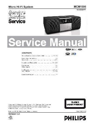Сервисная инструкция Philips MC-M1006 ― Manual-Shop.ru
