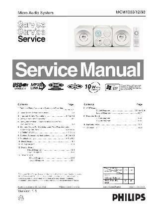 Сервисная инструкция Philips MC-M1050 ― Manual-Shop.ru