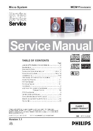 Сервисная инструкция Philips MC-M11 ― Manual-Shop.ru