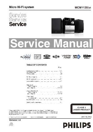 Сервисная инструкция Philips MC-M1120 ― Manual-Shop.ru