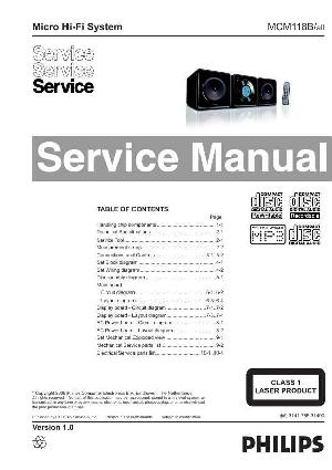 Сервисная инструкция Philips MC-M118B ― Manual-Shop.ru