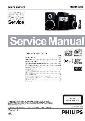 Сервисная инструкция Philips MC-M148 ― Manual-Shop.ru