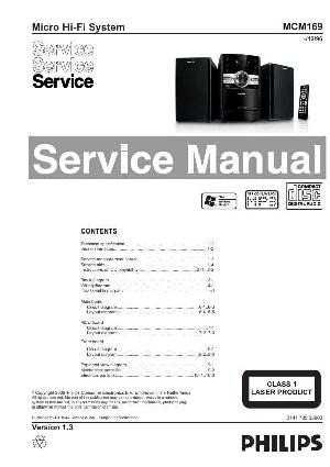 Сервисная инструкция Philips MC-M169 ― Manual-Shop.ru