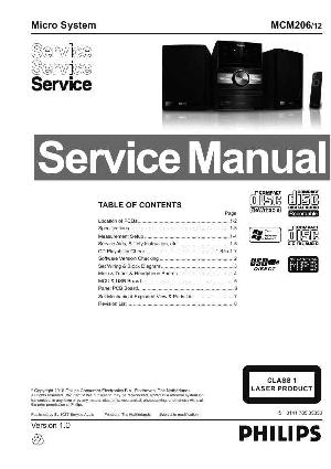 Сервисная инструкция Philips MC-M206 ― Manual-Shop.ru