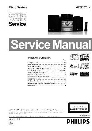 Сервисная инструкция Philips MC-M207 ― Manual-Shop.ru