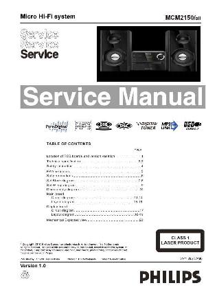Сервисная инструкция Philips MC-M2150 ― Manual-Shop.ru