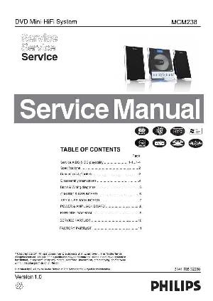 Сервисная инструкция Philips MC-M238 ― Manual-Shop.ru