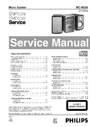 Service manual Philips MC-M250 ― Manual-Shop.ru