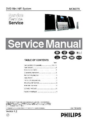 Сервисная инструкция Philips MC-M279 ― Manual-Shop.ru