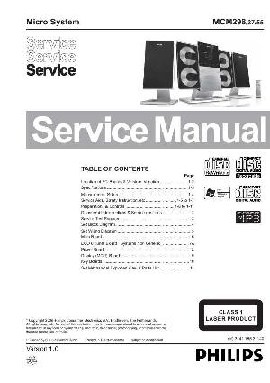 Сервисная инструкция Philips MC-M298 ― Manual-Shop.ru