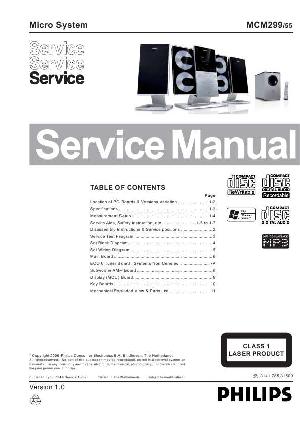 Сервисная инструкция Philips MC-M299 ― Manual-Shop.ru