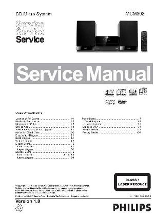 Сервисная инструкция Philips MC-M302 ― Manual-Shop.ru
