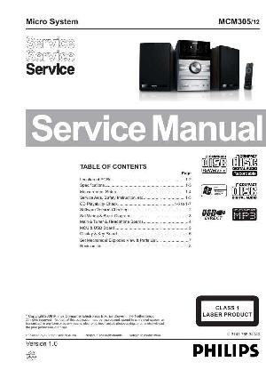 Сервисная инструкция Philips MC-M305 ― Manual-Shop.ru