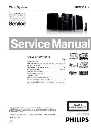 Сервисная инструкция Philips MC-M355 ― Manual-Shop.ru