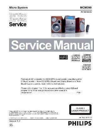 Сервисная инструкция Philips MC-M390 ― Manual-Shop.ru