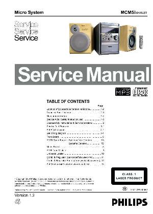 Сервисная инструкция Philips MC-M5 ― Manual-Shop.ru
