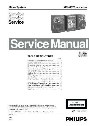 Service manual Philips MC-M570 ― Manual-Shop.ru