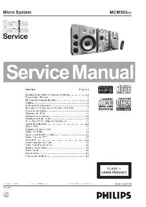 Сервисная инструкция Philips MC-M595 ― Manual-Shop.ru