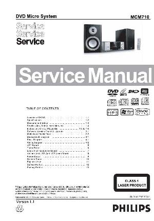 Сервисная инструкция Philips MC-M710 ― Manual-Shop.ru