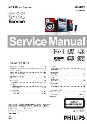 Service manual Philips MC-M720 ― Manual-Shop.ru
