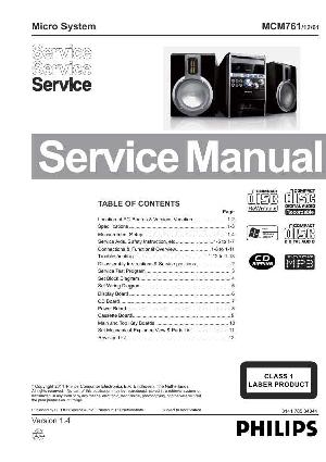 Service manual Philips MC-M761 ― Manual-Shop.ru
