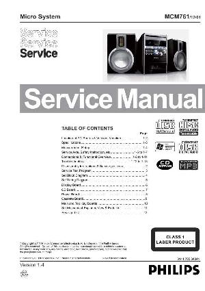 Сервисная инструкция Philips MC-M761 ― Manual-Shop.ru