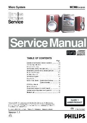 Сервисная инструкция Philips MC-M8 ― Manual-Shop.ru