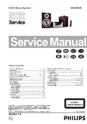 Сервисная инструкция Philips MC-M906 ― Manual-Shop.ru
