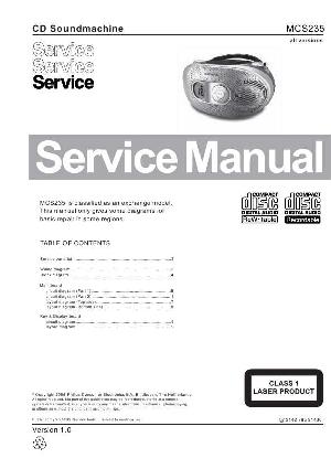 Service manual Philips MCS-235 ― Manual-Shop.ru