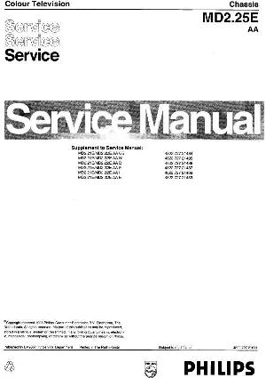 Сервисная инструкция Philips MD2.25E AA ― Manual-Shop.ru